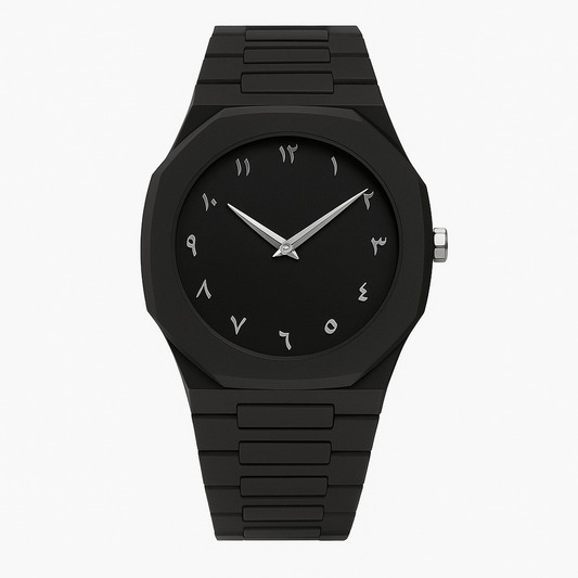 Arabic Aura | Black Arabic Dial | Matte Finish